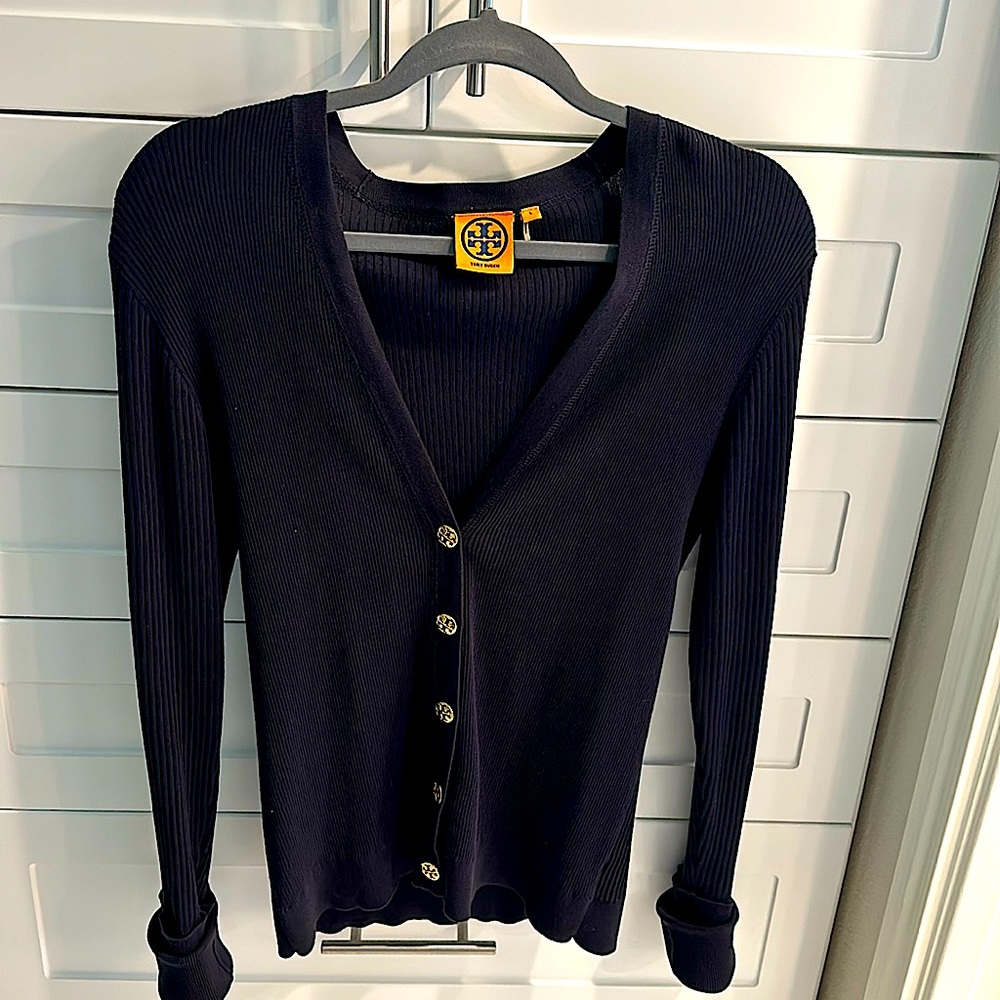 Beautiful Navy Tory Burch Cardigan
